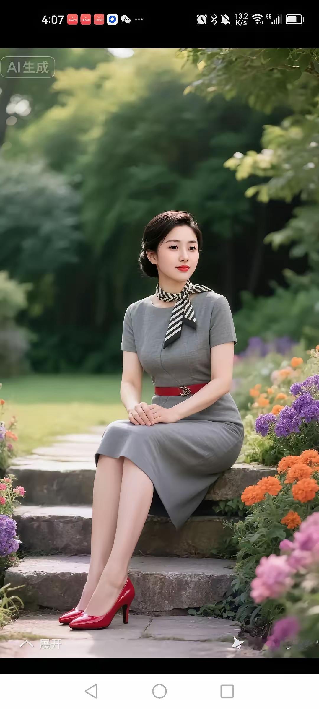 清江引·静赏繁花
繁花簇簇楼前绕，
蝶舞蜂喧闹。
燕雀翠间歌，
云影天边妙。
静