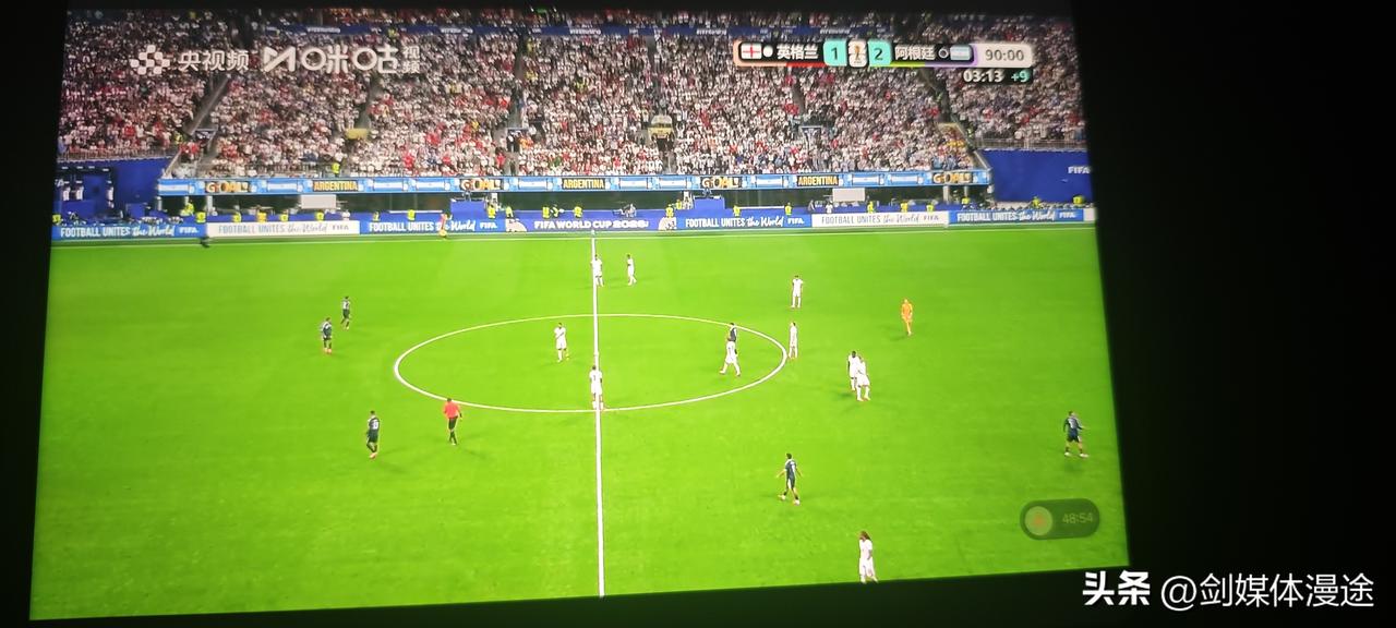 2:1 阿根廷暂领先英国