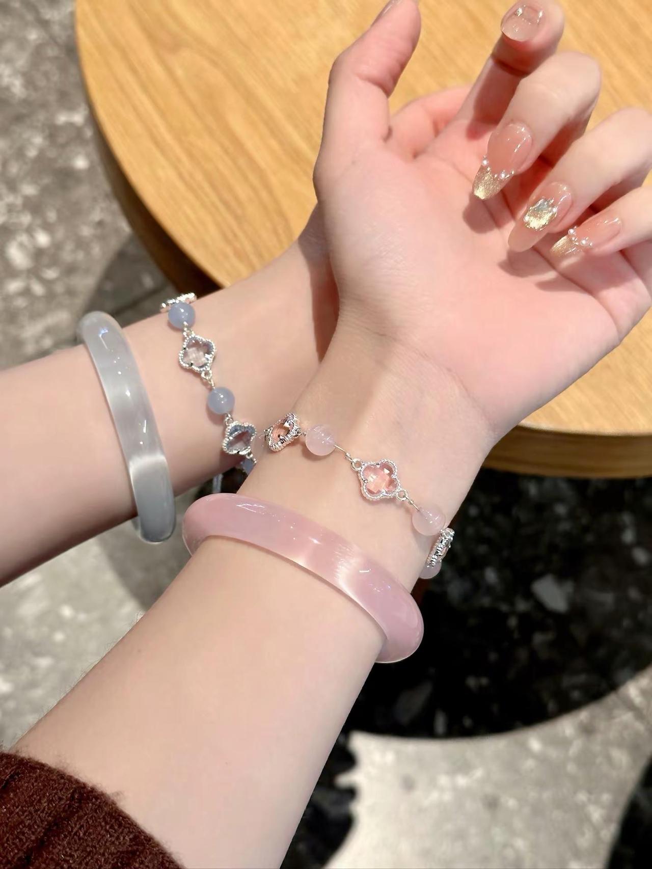 愿水晶四叶草给您带来好运🍀四叶草 普陀山文雅集 手链