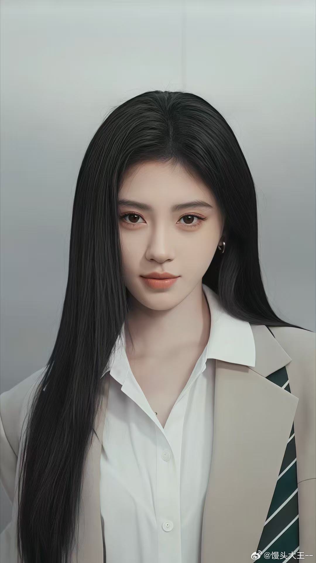 鞠婧祎西装短裤鞠婧祎OL风 鞠婧祎的西装短裤造型又美又飒，简约干练的职场风，搭配