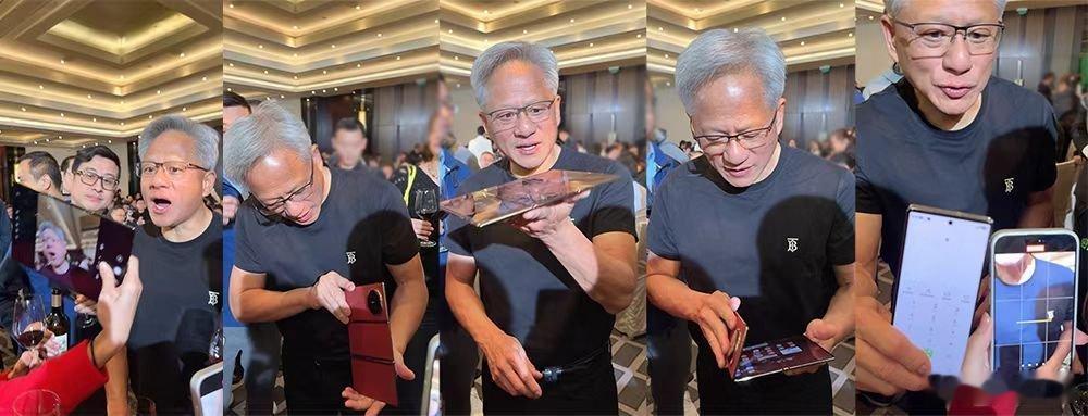 黄仁勋夸华为三折叠不可思议  黄仁勋大赞华为三折叠  划重点，这不是华为三折叠时