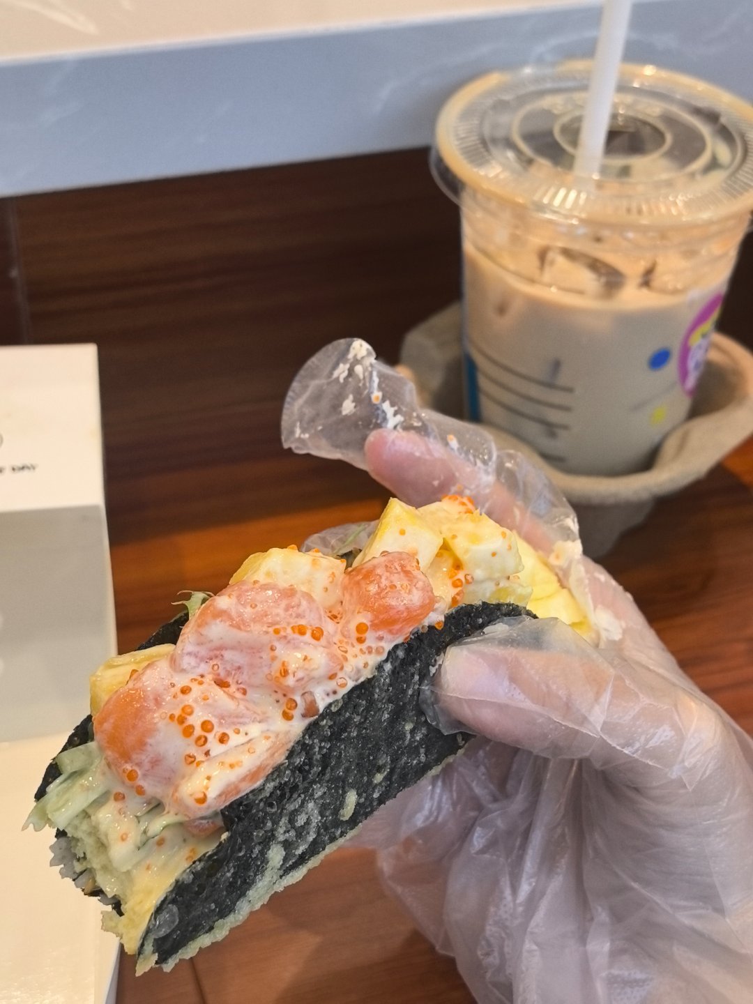美味三文鱼taco 