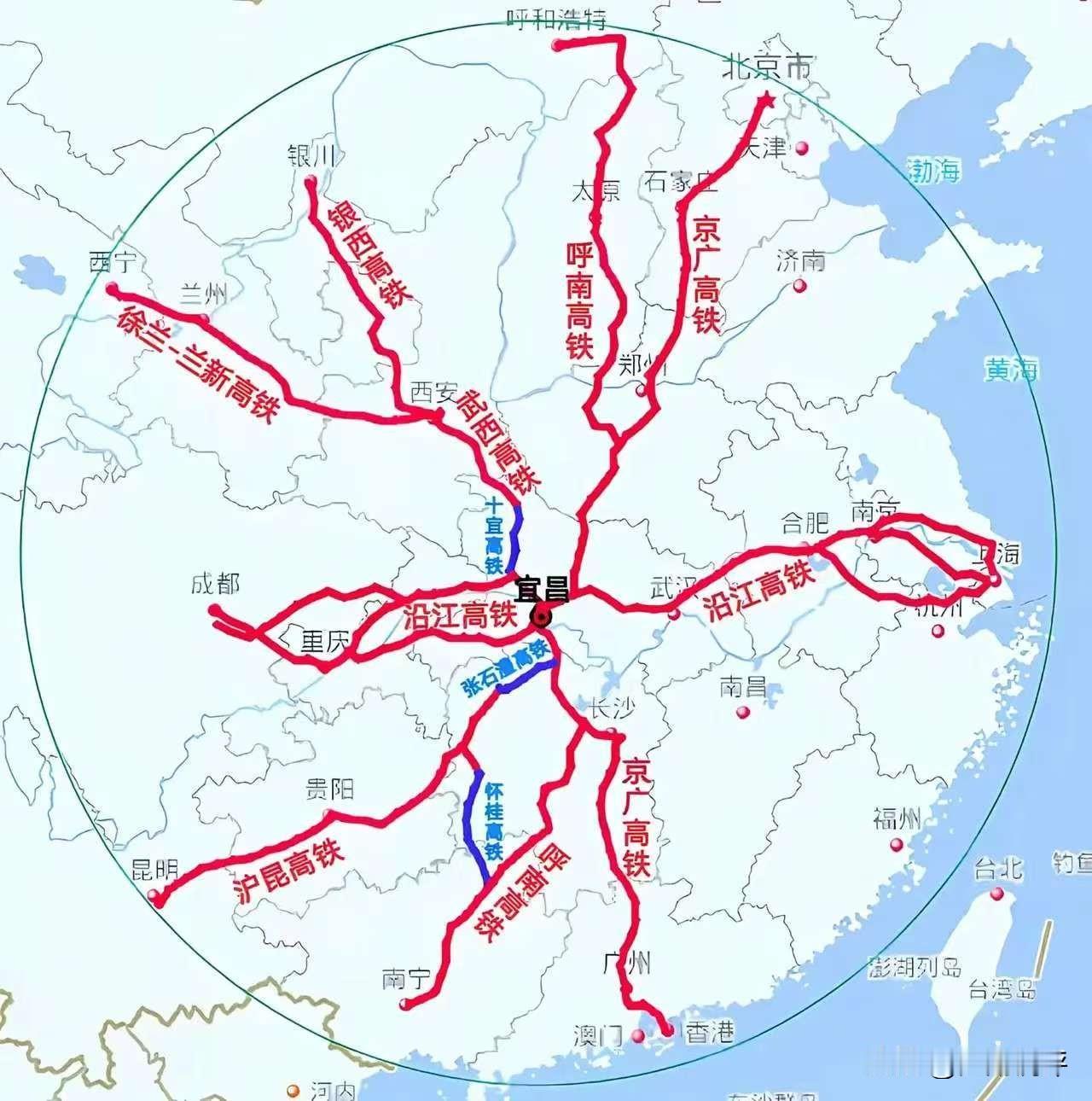 未来5年，宜昌将成为名副其实的高铁枢纽城市，从普铁时代封闭的老宜昌站华丽转身为国
