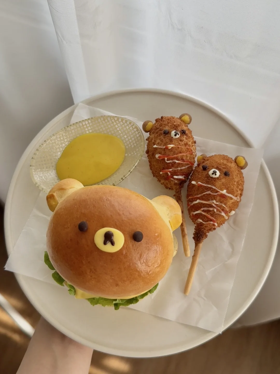 宅家自制轻松熊快乐套餐🍔