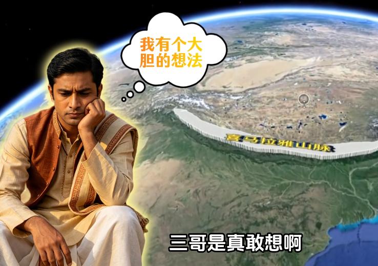 “三哥”是真敢想啊！面对极端高温天气，印度人居然想给喜马拉雅山炸个口，把热浪送走