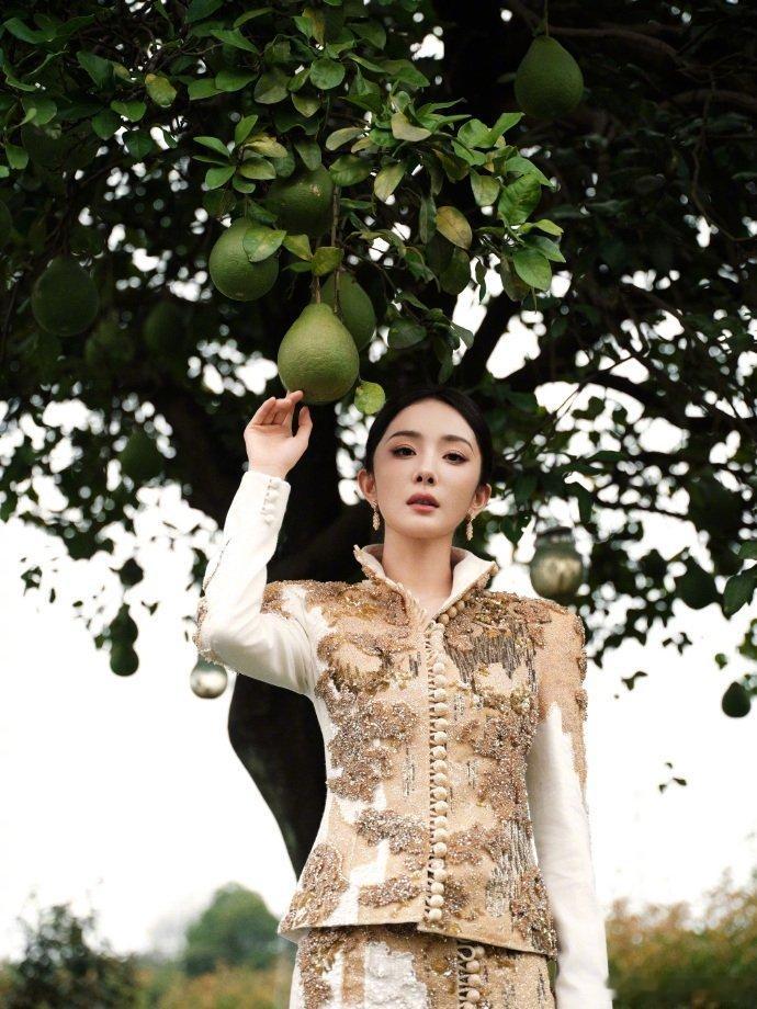 #杨幂生日解锁新高定  杨幂刺绣高定#穿起这很漂亮很美丽 看起来很有风度的大美女