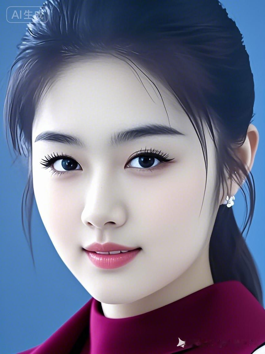 梦幻AI生成，唯美少女，尽显温柔魅力！