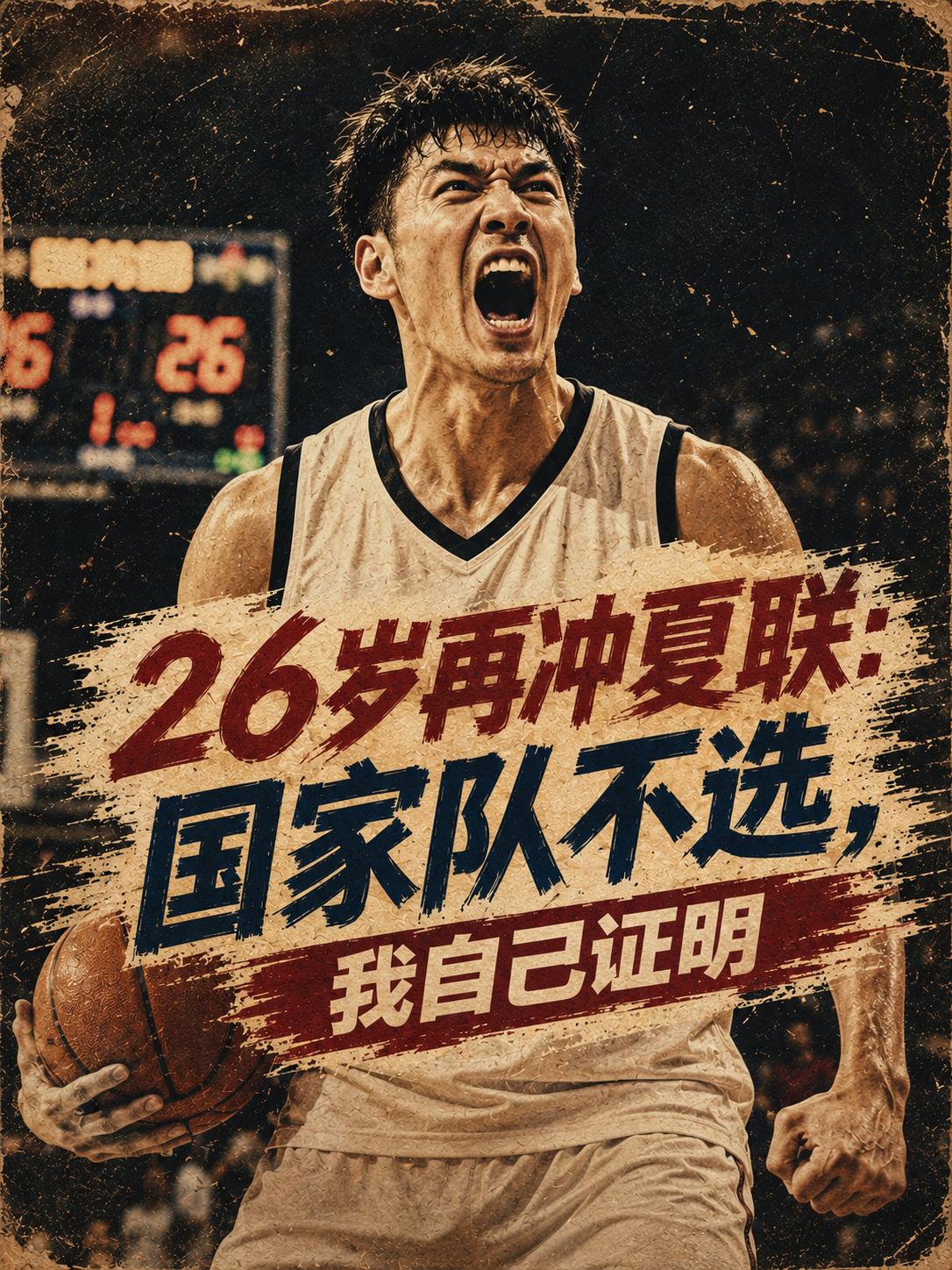 将再度征战NBA夏季联赛，26岁又如何？岁数大了又怎样？为了完成心中的梦想，他依
