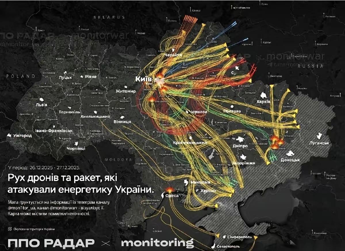 基辅的居民或许终身难忘。这不是他们经历过的第一次空袭，但却是最不一样的一次。
​