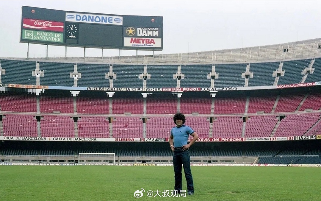 Maradona at the Camp Nou巴萨 ​​​