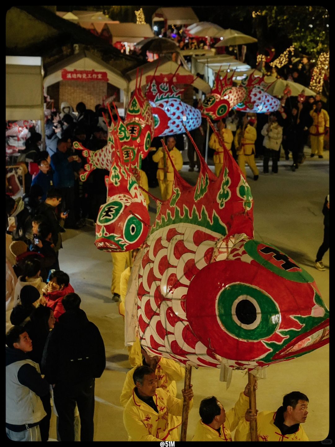 终于在温州看到汪满田鱼灯了！这波真的上分