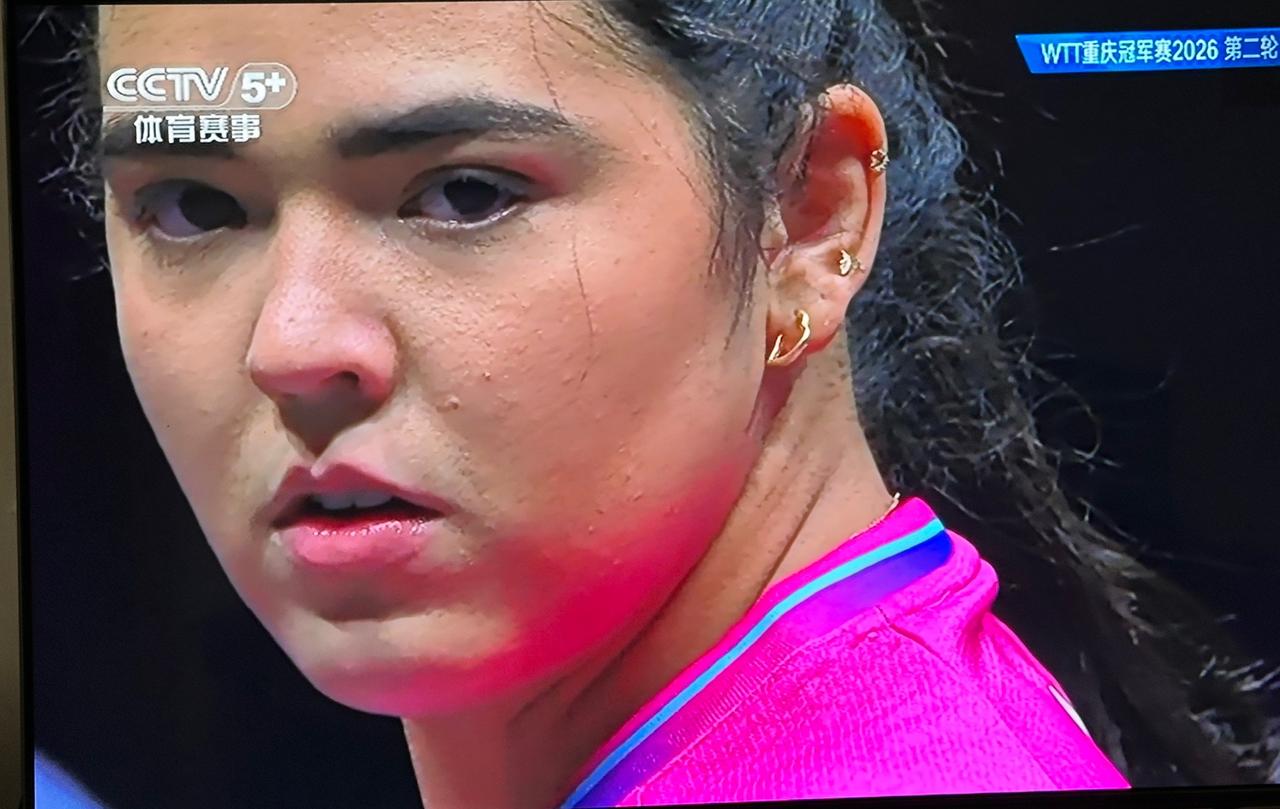 孙颖莎的异国好友迪亚兹，娇憨可爱。赛场上，实力也是杠杠的！

3月13日W TT