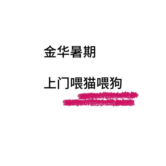 📍金华暑假上门喂猫喂狗