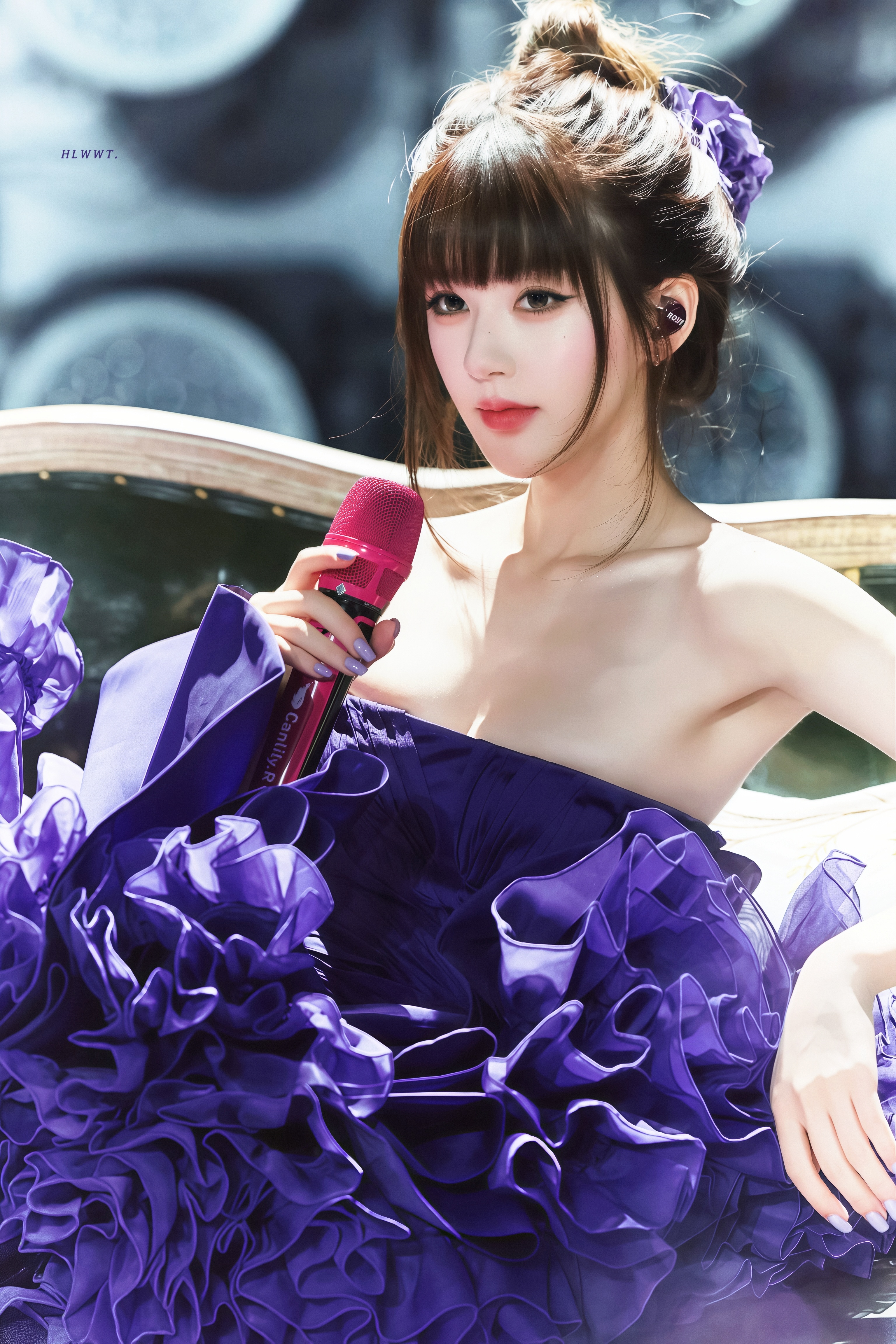 ◂ 紫韵倾城💜幽紫裙裳，舞台绝色赵露思/赵露思stayromantic澳门演唱