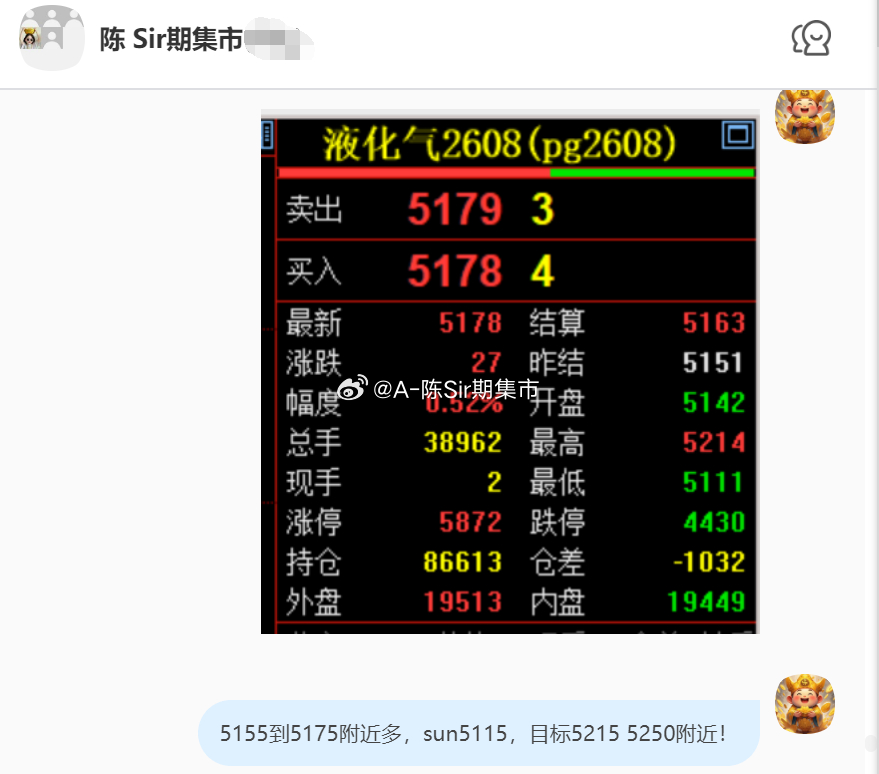 2026/7/16第一单【2608液化气】液化气完成50点！100点的lirun
