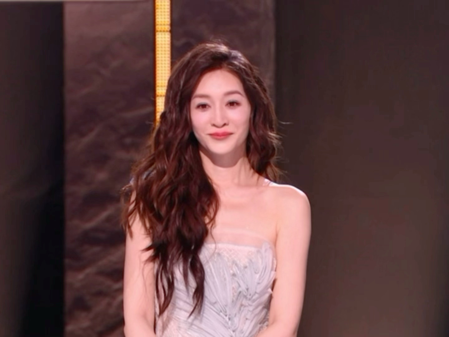 好美的笑容 