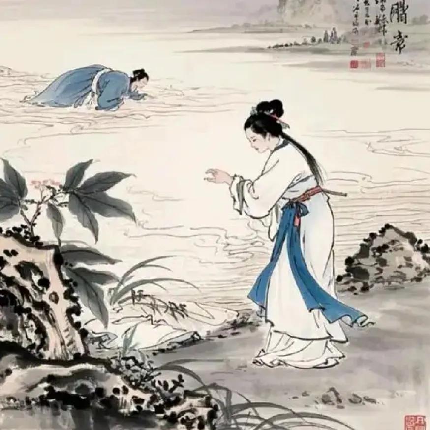 《孝女曹娥颂》
 原创
江畔哀啼十七霜，
弱躯投水觅亲丧。
丹心一片昭千古，
孝