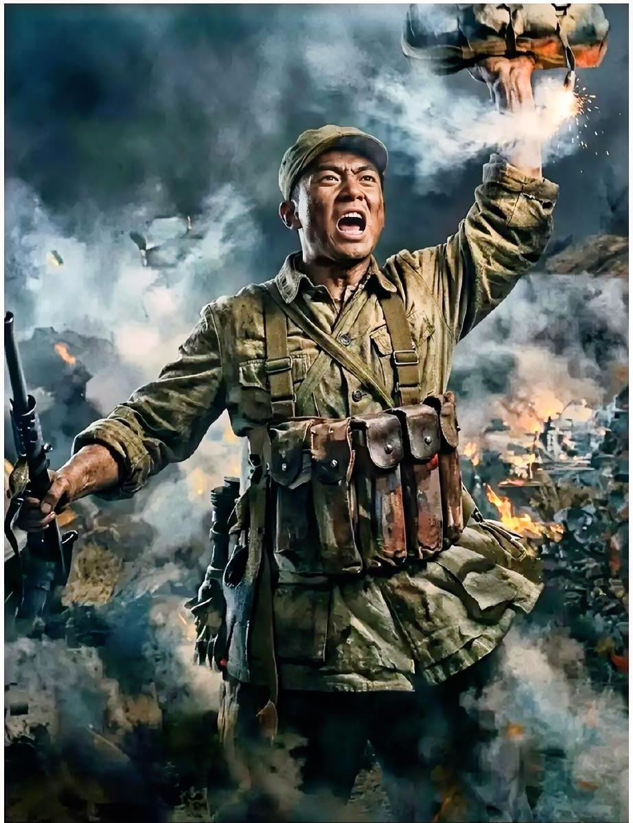 十九岁血肉托硝烟，致敬英雄董存瑞！
       炮火撕裂阵地，硝烟笼罩山河，1