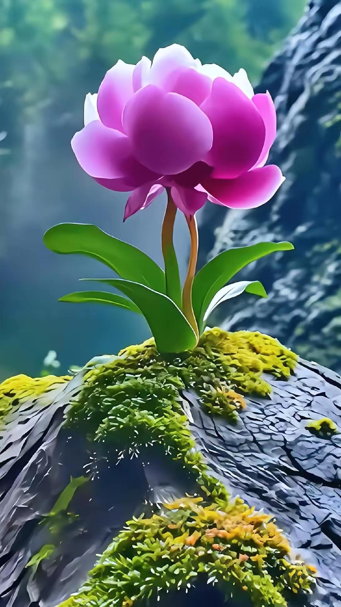 春风浪漫山彪春风爱恋抚花萆，夏雨万情润花诗。细雨芙蓉恩爱词，雨舞共伞戏银珠。枫笔
