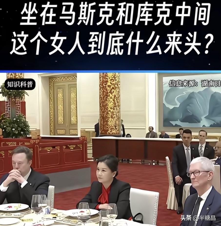 国宴上坐在马斯克和库克中间的是从 15 岁的打工妹到站上全球科技产业链的 C 位