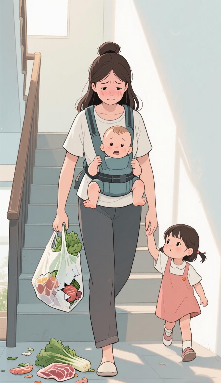 刚刚在某路口等我孩子她爹，听到旁边有个女人很伤心的在打电话，大致内容：你自己做人