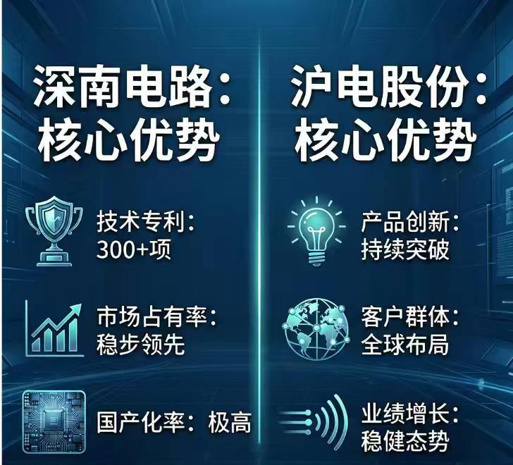 深南电路与沪电股份堪称国内PCB（印制电路板）行业的双雄，在2025年，二者均得