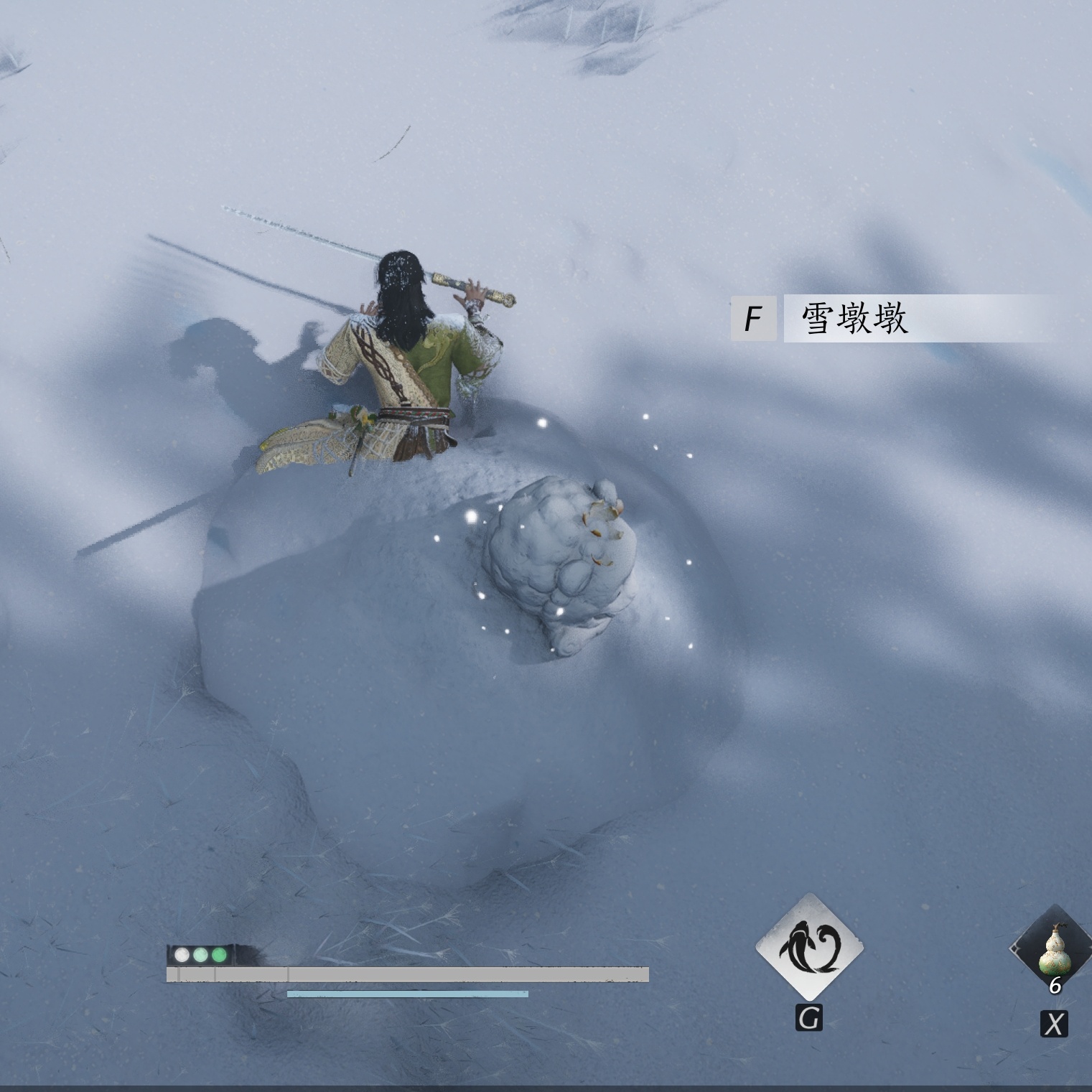 雪墩墩嘿嘿嘿笑的时候好像小新，一屁股把人怼雪地里也很像，这么有劲且灵活的屁股 