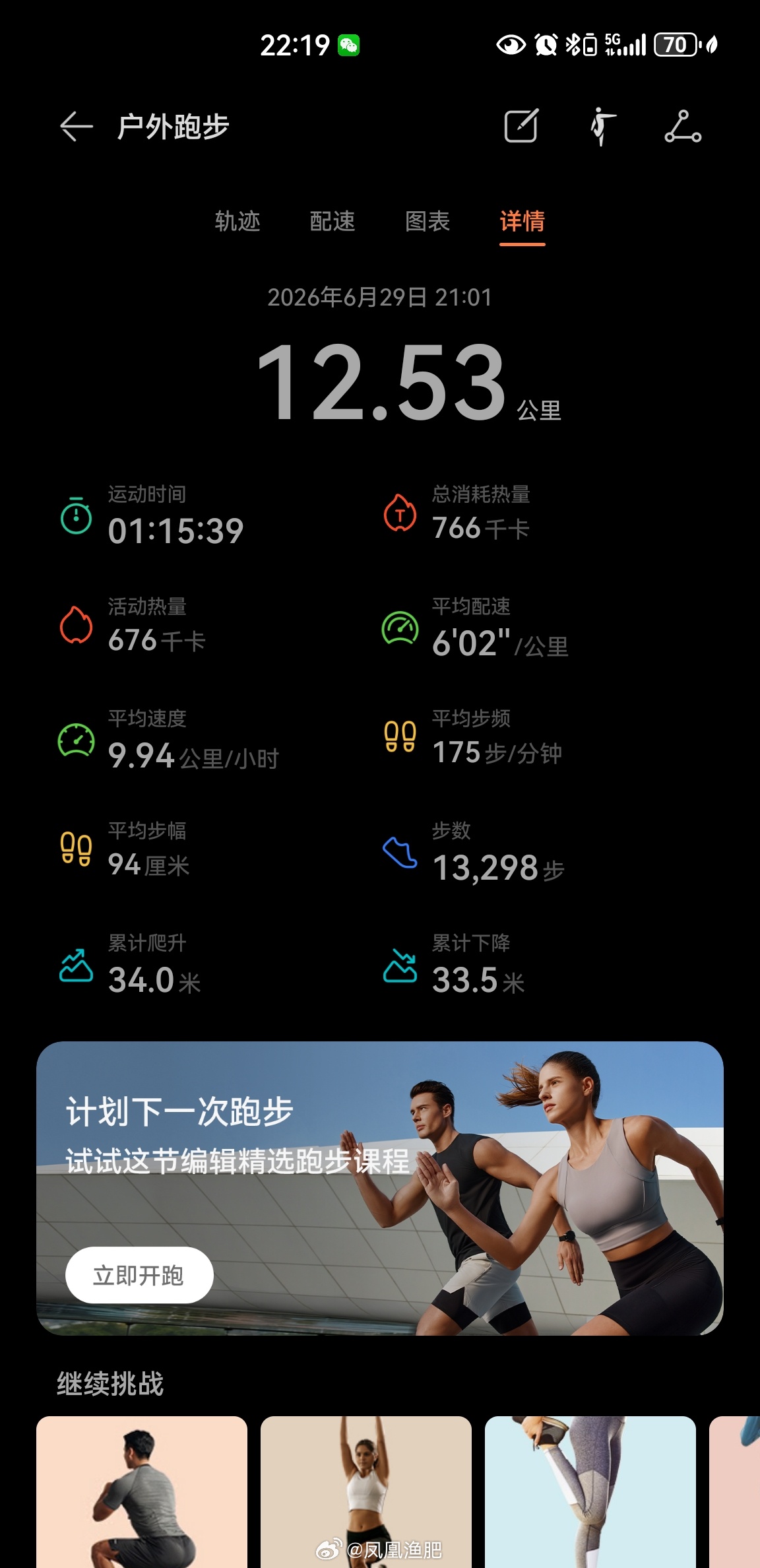 气温25度，夜跑12.53公里坚持运动打卡运动就是坚持跑步 北京
