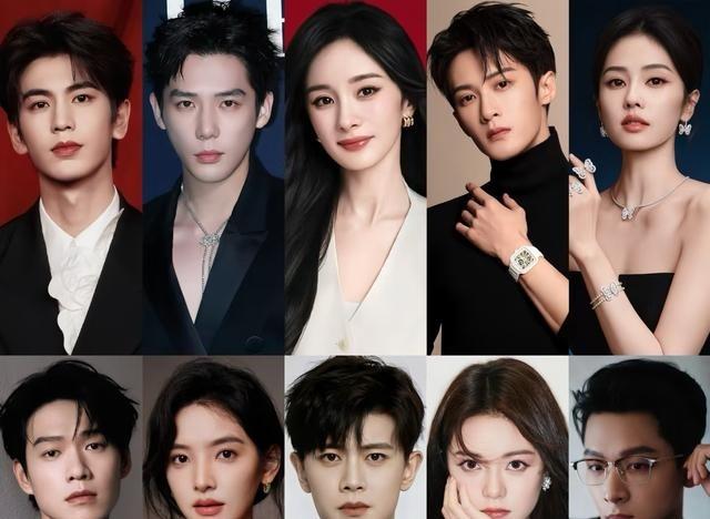 尖叫之夜这回真没谁了，除了杨幂能看，其他明星出发图跟AI生成似的，妆发穿搭全撞款