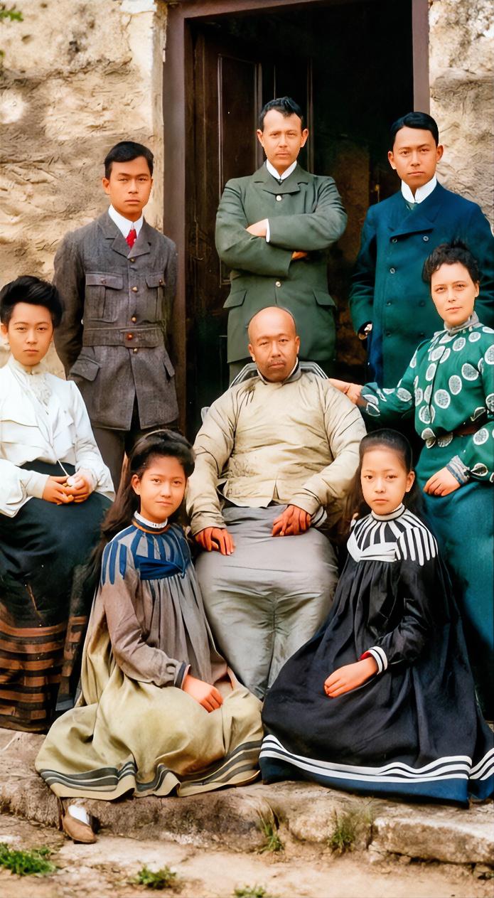 这张1904年10月的珍贵老照片，是康有为流亡海外时期，在苏格兰阿伯丁拍摄的留影