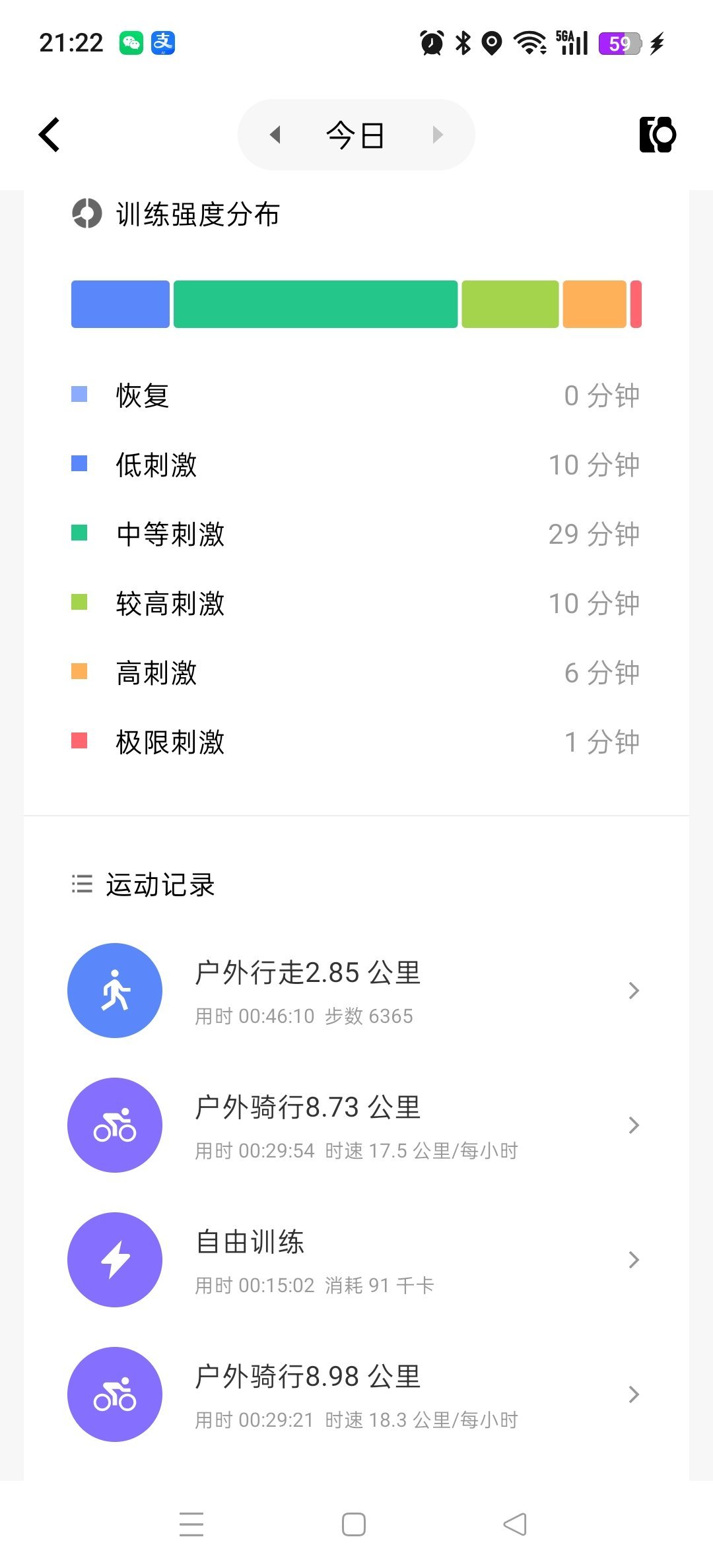 坚持运动打卡今天是骑自行车🚴🏻‍♀️+矿泉水瓶力量训练+散步🚶🏻‍♀️又