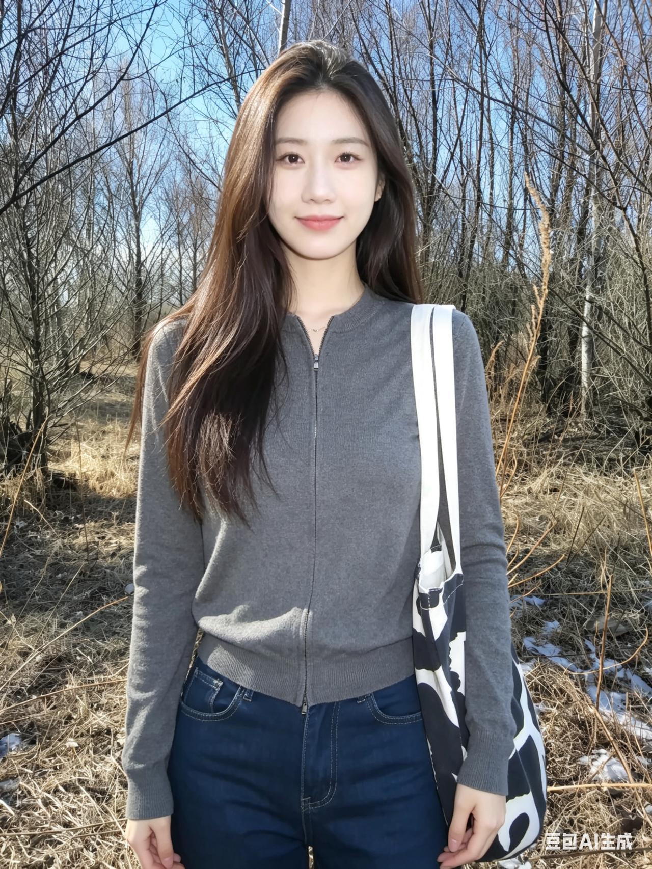 深林人不知，东风拂柳梢