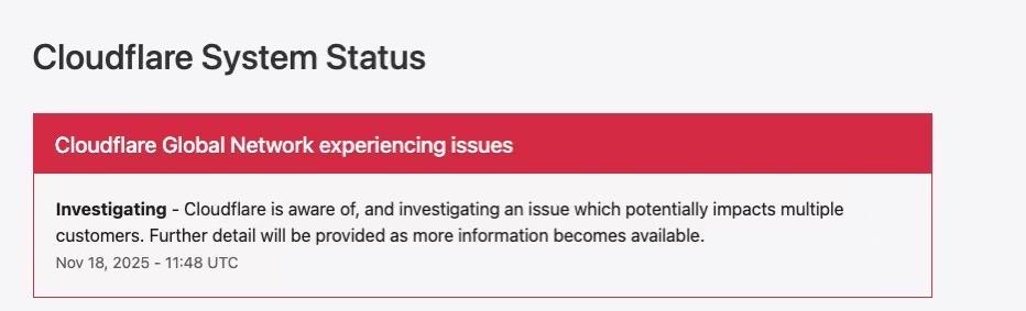 cloudflare全球网络大瘫痪
全球很多云服务无法访问
其实云计算就是个伪概