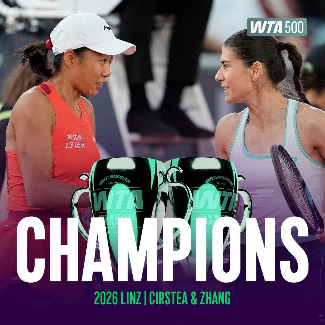 张帅夺林茨赛女双冠军张帅网球林茨站女双决赛落下帷幕，张帅/科斯蒂亚组合6：2、6