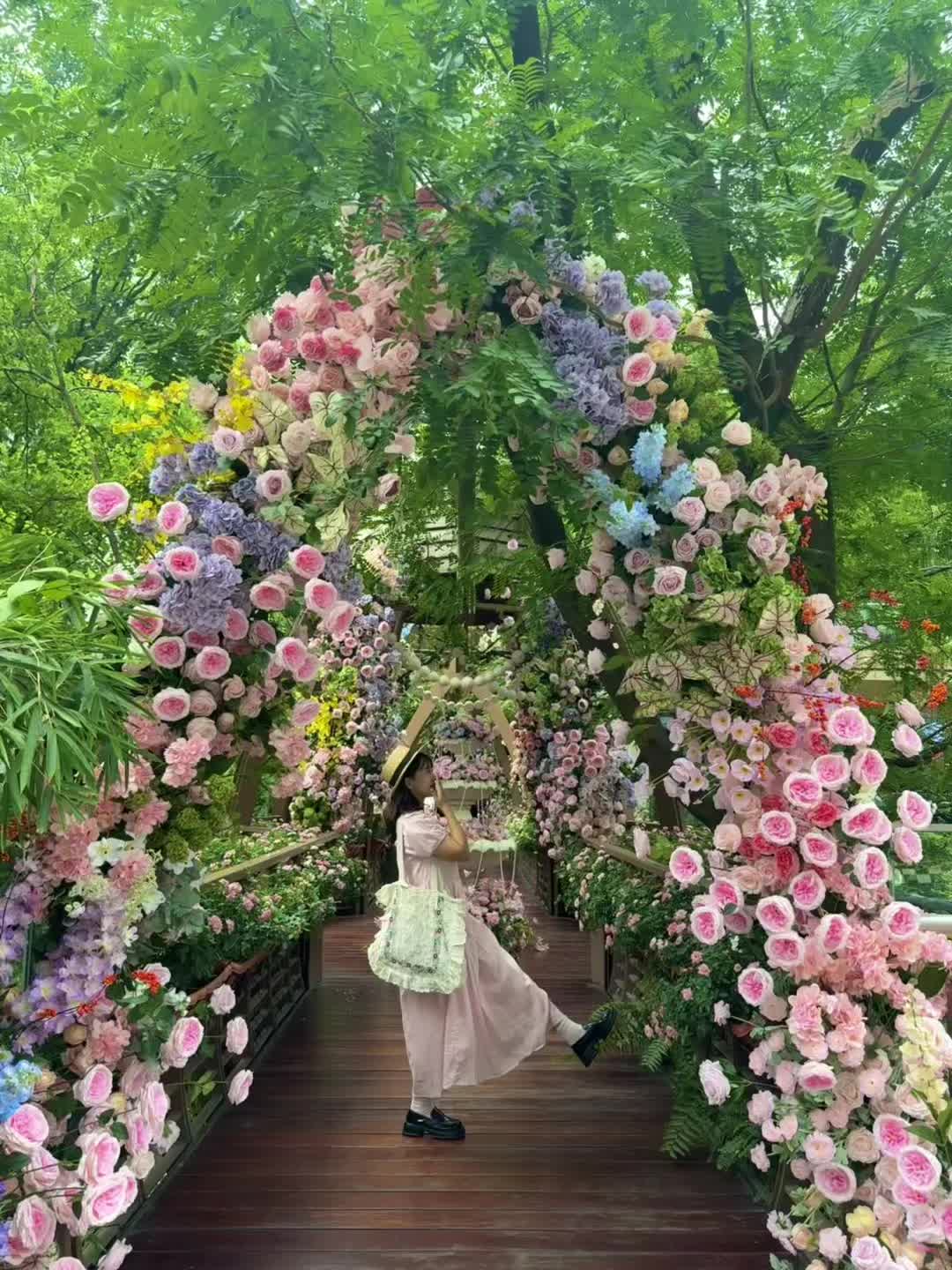 成都市区免费月季花海！！！美爆了！！！ 姐妹们快冲！ 花期持续到11月...