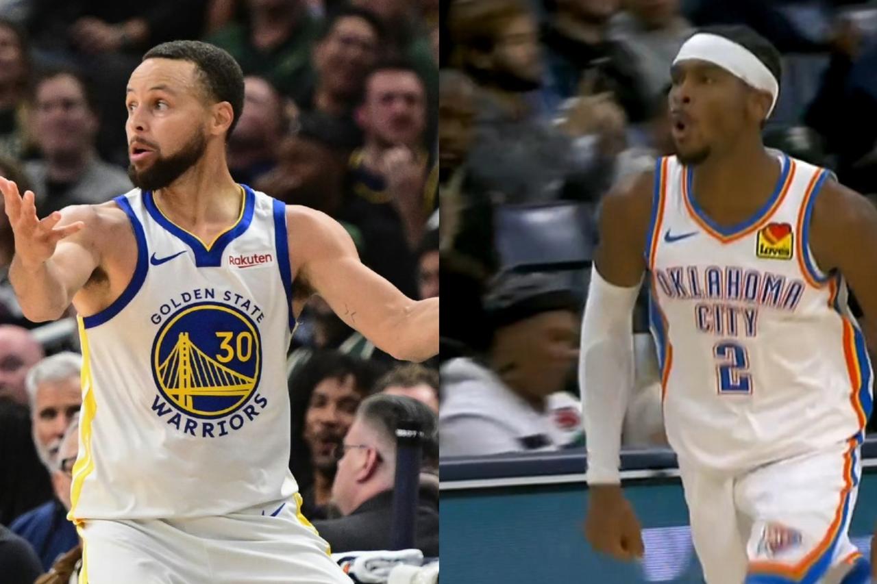 太欺负人了[泪奔]，雷霆126-102大胜勇士，“此战”库里跟亚历山大的表现根本