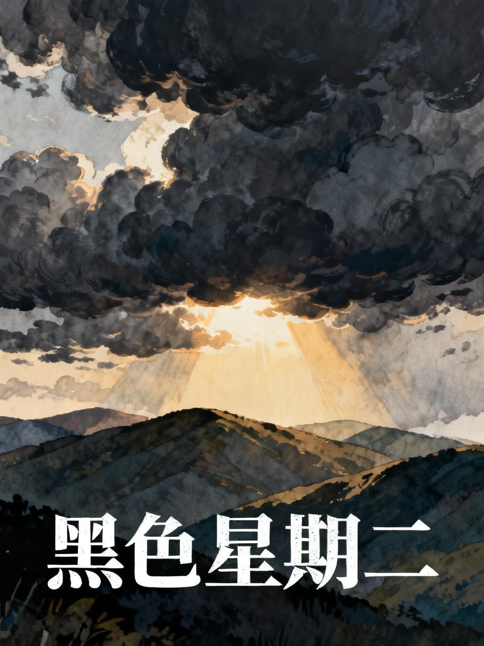 今天大盘大跌吗？黑色星期二啊。