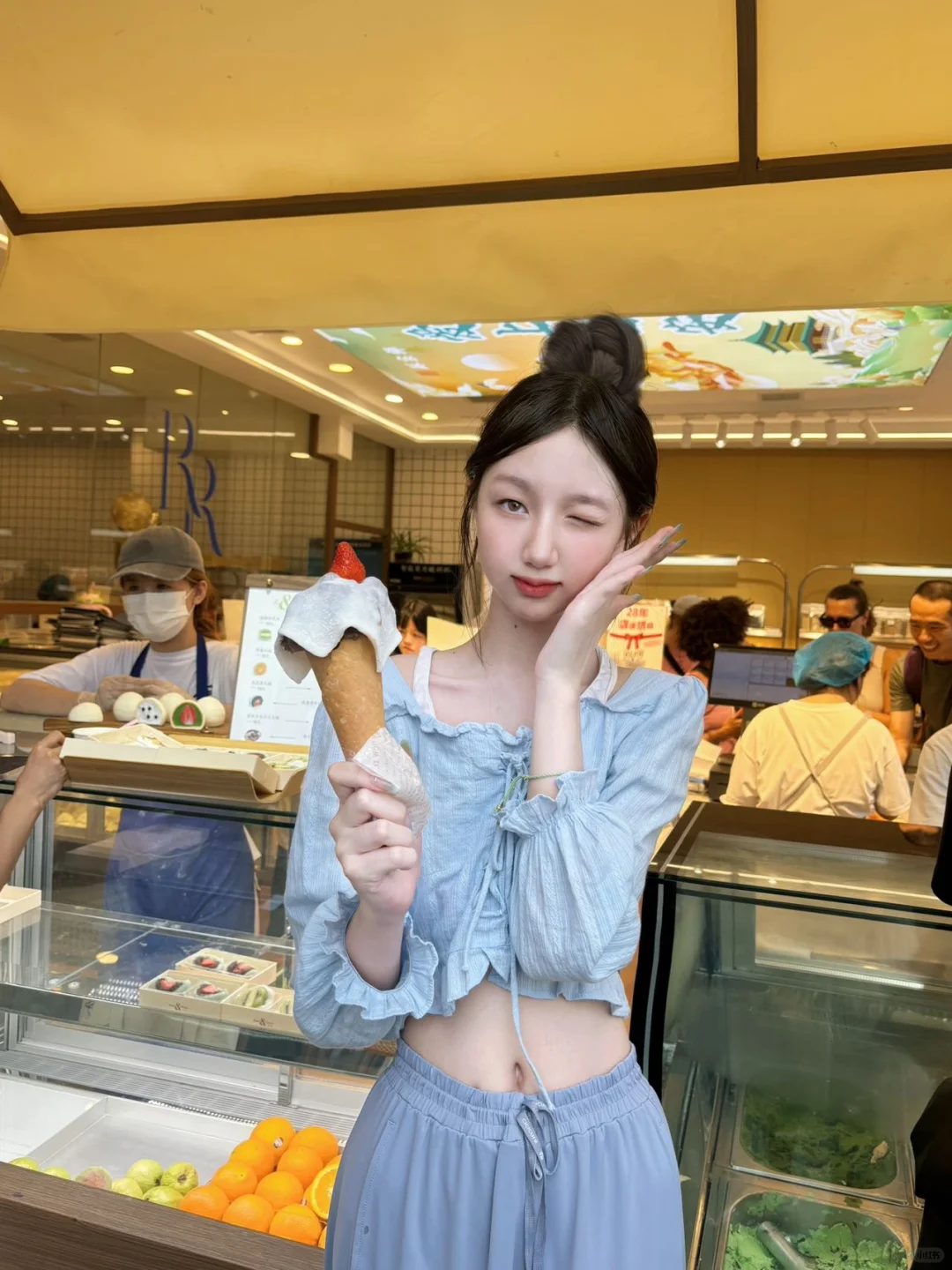 西安钟楼‼️有谁不爱糯叽叽… 最近风很大的冰淇淋大福居然来西安了‼️ ...