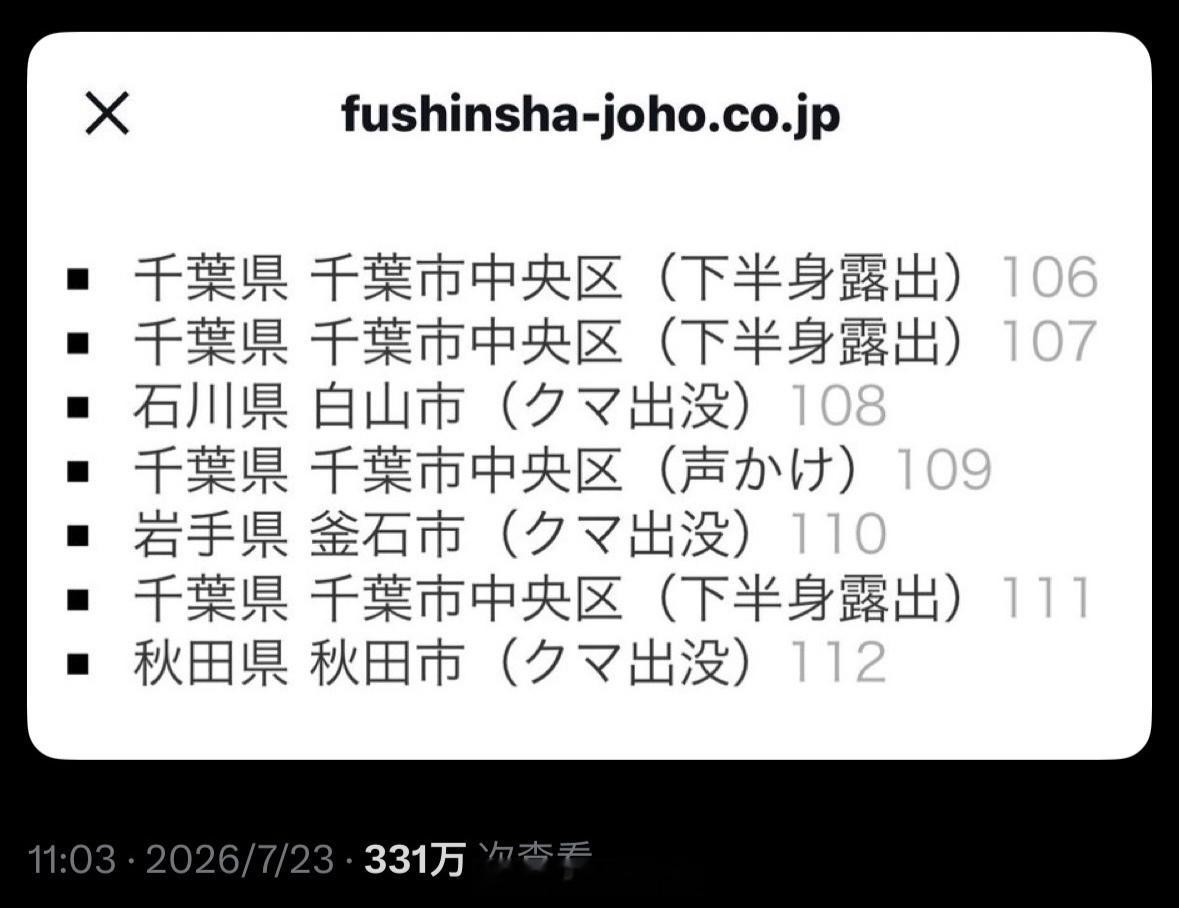 幽默老🐌街头刷新熊或者暴露狂的概率趋近于1：1。
