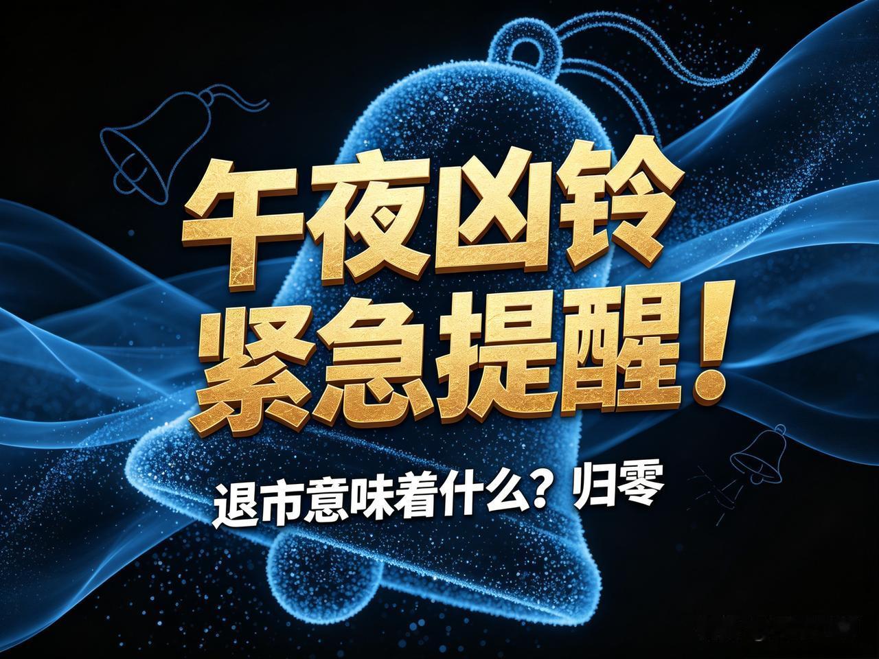 都睡了吗？
年报季结束，2025年A股29家公司退市。
这条我必须现在发，午夜凶