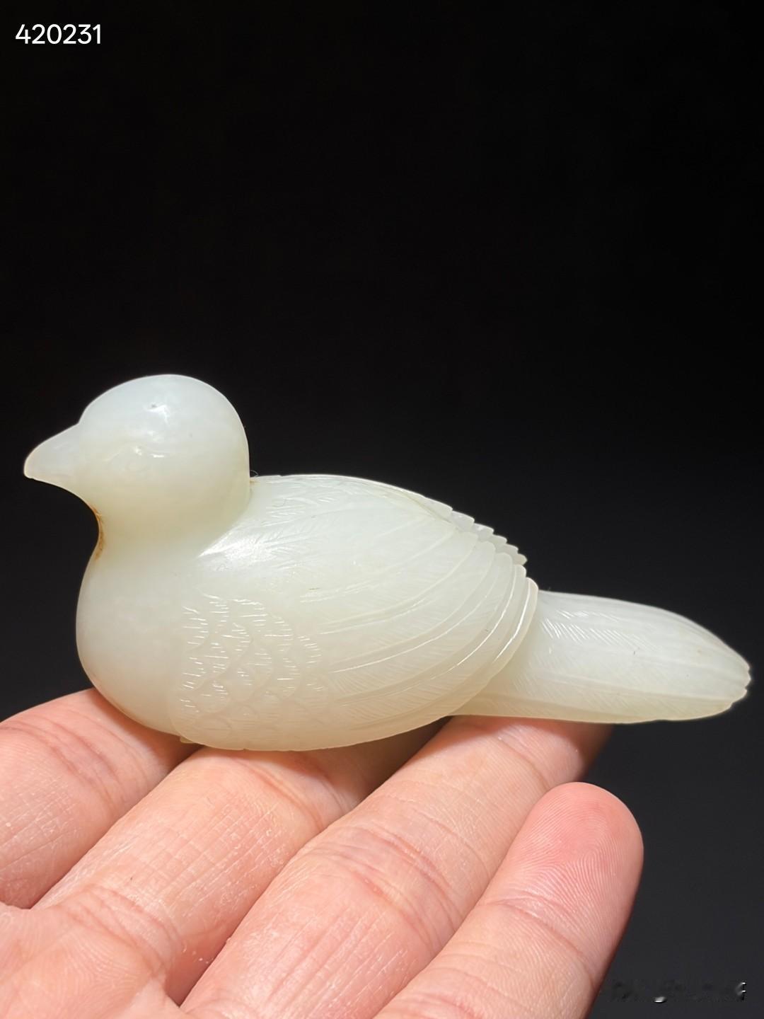 清和田玉喜鹊
尺寸8.4×3×3.9厘米