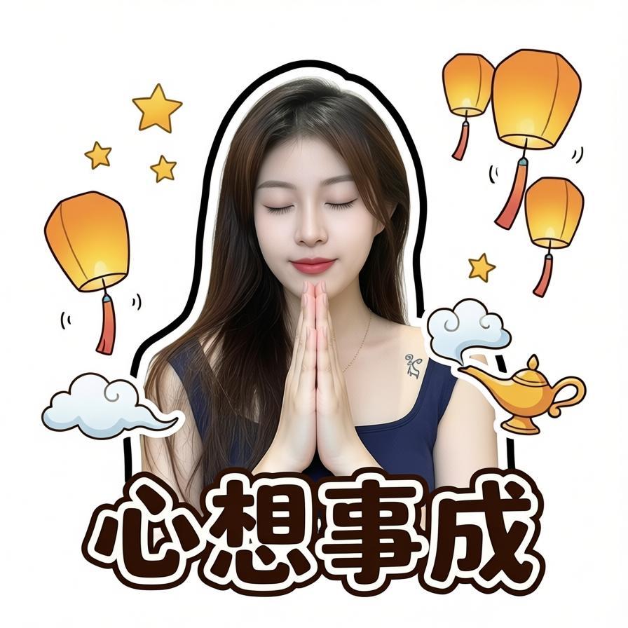 今年拜年不斗图，斗用AI生成的自定义表情包🧢唤醒超级小爱说「生成新春贺岁照」就