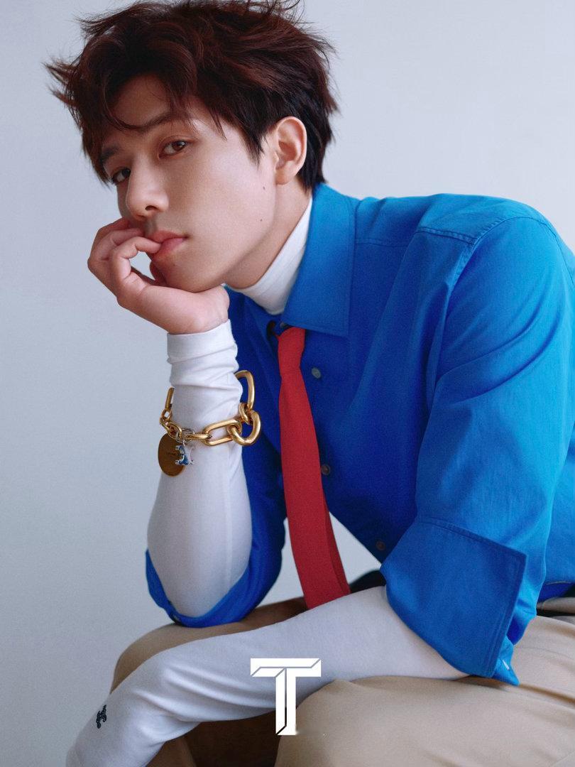 王安宇 身穿Celine登上 T Magazine 中文版2026年八月刊封面，