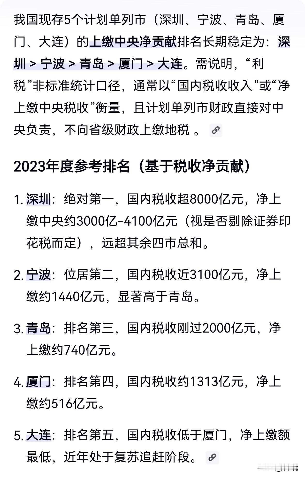 计划单列市是国家给予这些城市的经济特权，计划单列市享有特殊的政策红利，国家设立5