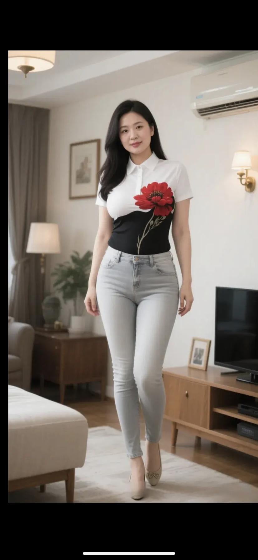 时尚穿搭指南：白色上衣+牛仔裤，简约而不失优雅！