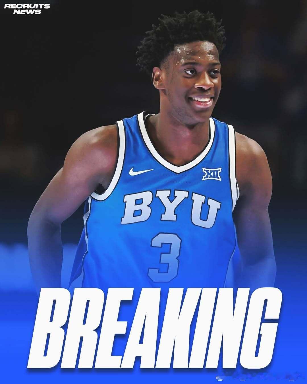 杨百翰大学前锋、全美得分王AJ·迪班萨(AJ Dybantsa)在《NBA To