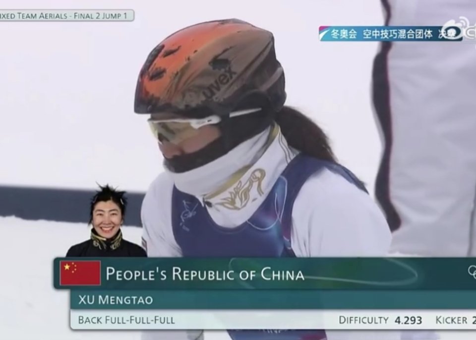 徐梦桃第二跳96.59分看完徐梦桃这跳96.59分，真心佩服她的调整能力。压力面