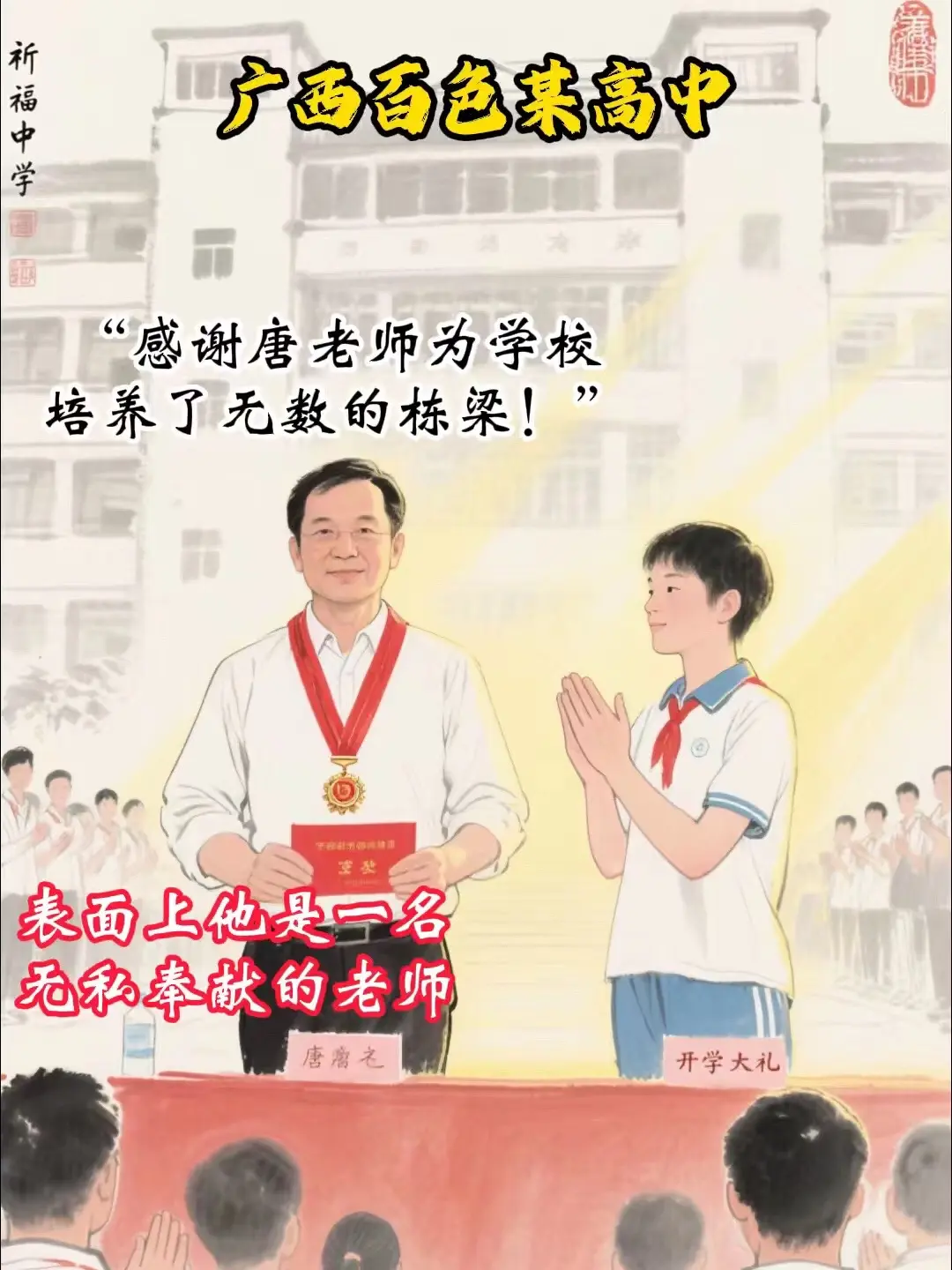 “她本该拥有光明的未来”广西百色唐某某案件！