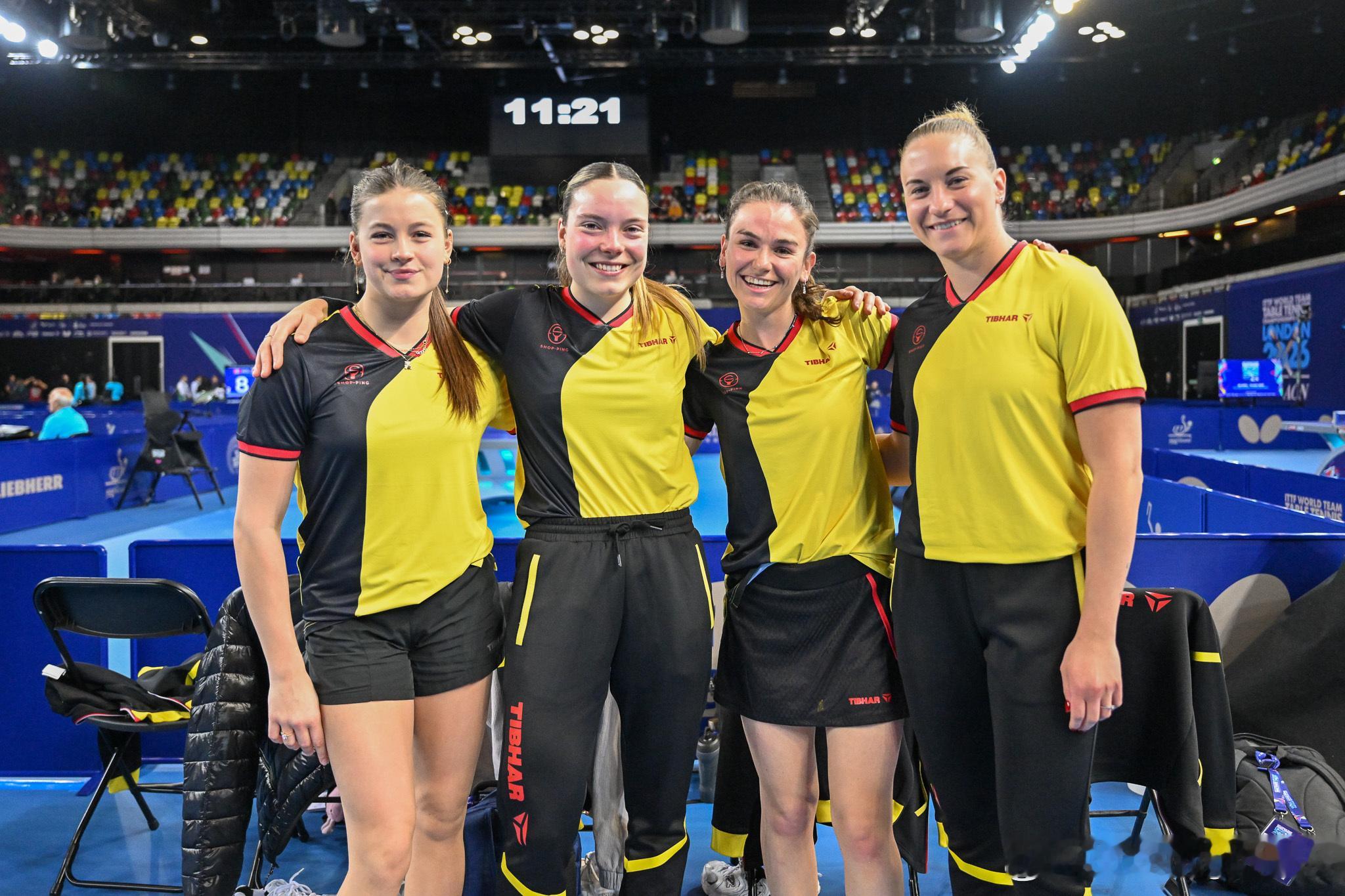 伦敦世乒赛团体赛 🇵🇷波多黎各、🇪🇬埃及、🇧🇪比利时女团小组赛首场胜