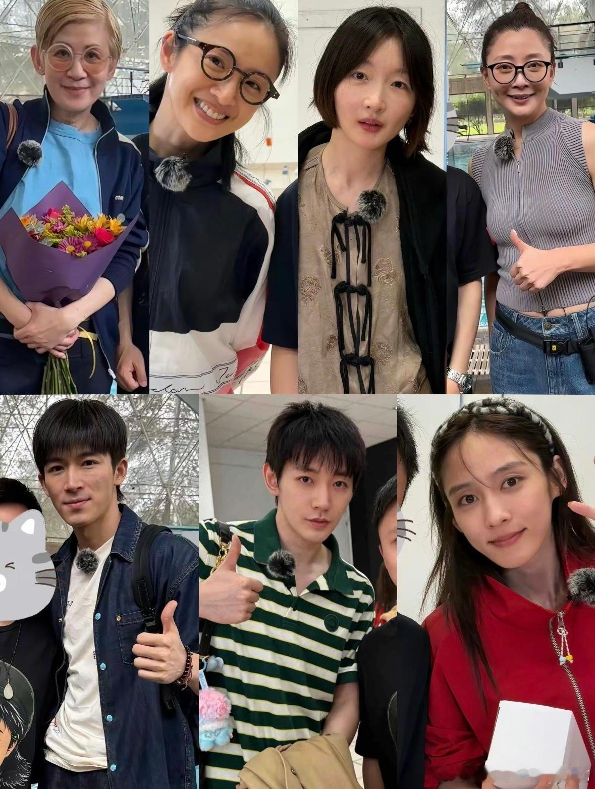 花少8真有你的落地就跳水🤣全员素颜合照！花儿与少年